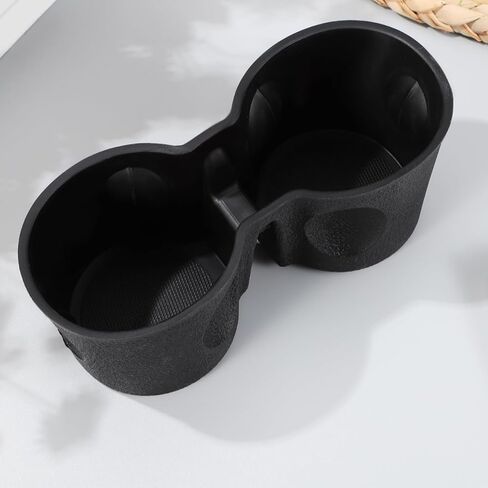 حامل كأس وحدة التحكم المركزية للسيارات المدمجة ، وملحقات سيارة TPE غير المقاومة للانزلاق والماء ، واستبدال صندوق تخزين وحدة التحكم المركزية المتوافقة مع طرز Y/3 (أسود) in Kuwait