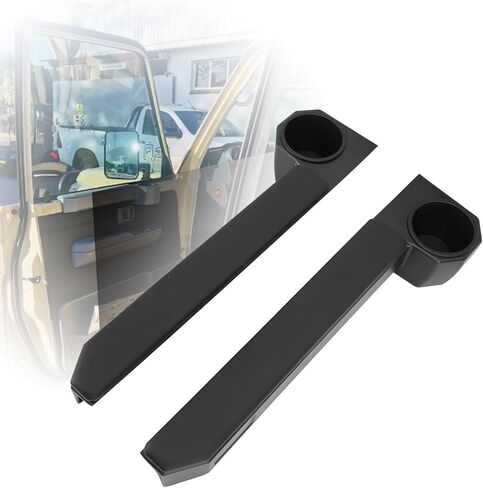 Door Armrest Cup Holder Plastic Leather Wear Replacement for 70 Series in Saudi Arabia