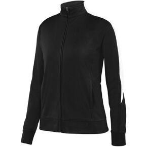 Augusta Sports Ladies Medalist Jacket 2.0, Black/White, Large in Saudi Arabia