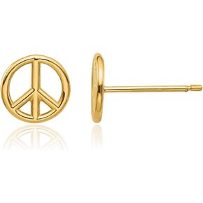 14 كيلو بايت الصلبة الصلبة الذهب السلام علامة ملهمة الرمز. in Kuwait