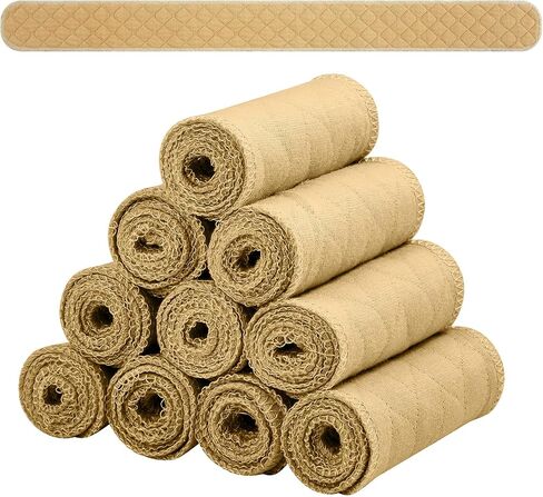 Toulite 10 Pcs Cotton Bra Liners Boob Sweat Pads 3 Layer Rectangle Under Bra Pads Sweat Liners for Women Sweating Supplies in Saudi Arabia