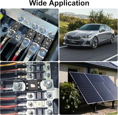 LinkStyle 6pcs Mega Fuse 200amp ، High Current 200A 58V Bolt-On AMG Fuse for Automotive ، Truck ، Industrial Equipment ، Marine ، RV in Kuwait
