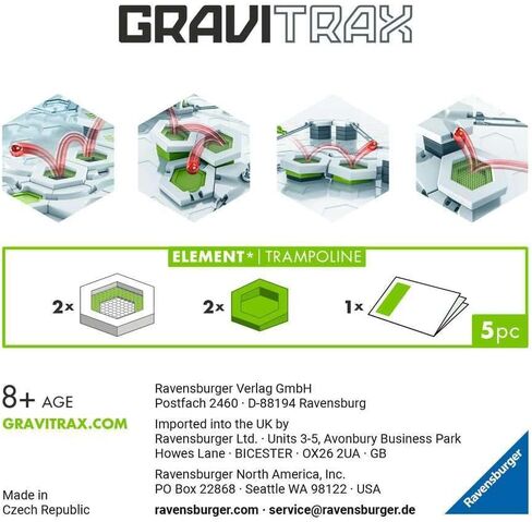 Ravensburger GraviTrax: ملحق الترامبولين | لعبة Marble Run & STEM للأولاد والبنات من سن 8 سنوات فما فوق | ملحق لنهائي لعبة العام 2019 in Saudi Arabia