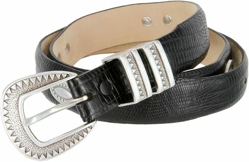Black Mesa Italian Calfskin Genuine Leather Designer Dress Conchos Belt in Saudi Arabia