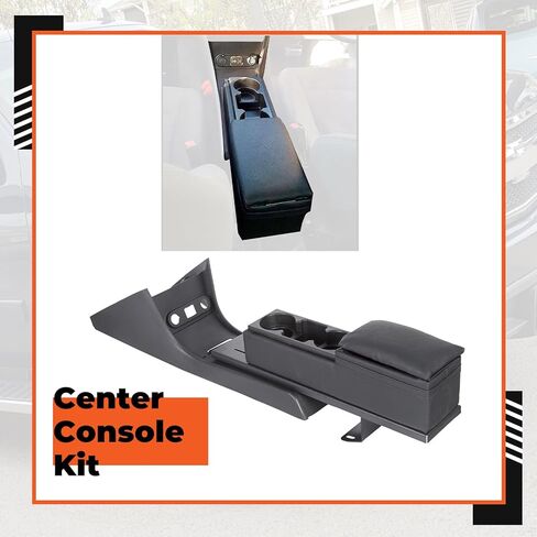 ECOTRIC Center Console Kit Compatible with 2011-2020 Dodge Charger Police w/Mini Cup Holder Plate and Trim Set (You Will Receive Two Packages) in Saudi Arabia