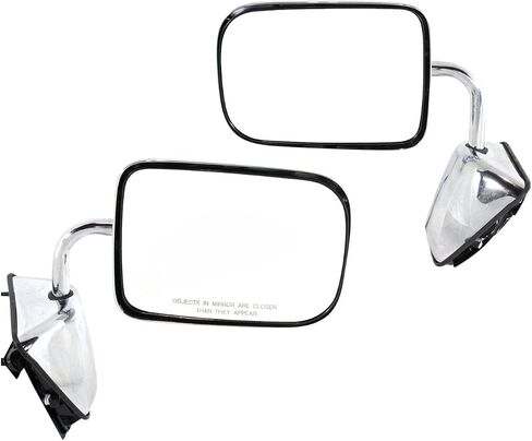 Garage-Pro Driver & Passenger Side Power Mirrors for Dodge W250 D250 D150 D350 W350 W150 Ramcharger 1988-1993 Chrome in Saudi Arabia