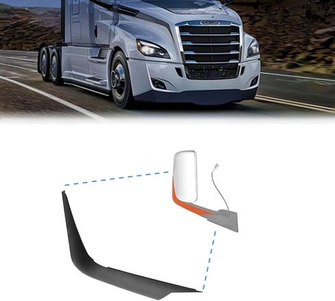TORQUE Door Mirror Arm Cover for Freightliner Cascadia 2018+ Right Passenger Side (TRM310500BR) in Saudi Arabia