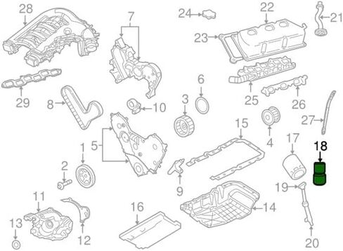 Chrysler, OIL COOLER Tube FITTING, 68034089AA in Saudi Arabia