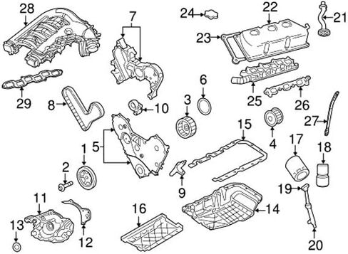 Chrysler, OIL COOLER Tube FITTING, 68034089AA in Saudi Arabia