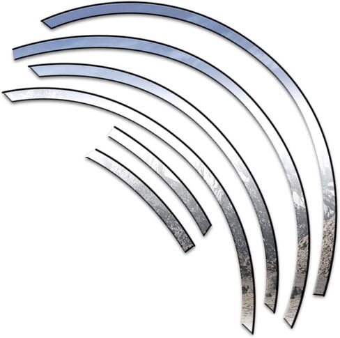6p Chrome Fender Trim W/Gasket Long Fit لـ Cadillac CTS 2014-2019 in Saudi Arabia