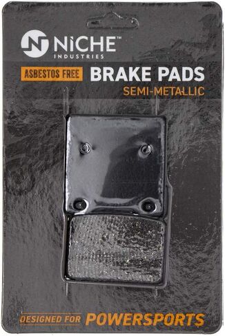 NICHE Brake Pad Set for Kawasaki Ninja ZX12R ZX7R ZRX1200R ZRX1100 43082-1257 43082-1200 Rear Semi-Metallic in Saudi Arabia