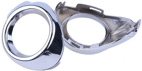 مصد ضباب الضباب ثقب القطع المتوافقة مع 2012 2013 2014 فورد فوكس S Se Sel Titanium Trend Sport Fog Light Rings Matt Black in Saudi Arabia