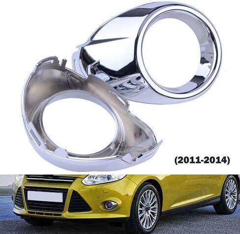 مصد ضباب الضباب ثقب القطع المتوافقة مع 2012 2013 2014 فورد فوكس S Se Sel Titanium Trend Sport Fog Light Rings Matt Black in Saudi Arabia