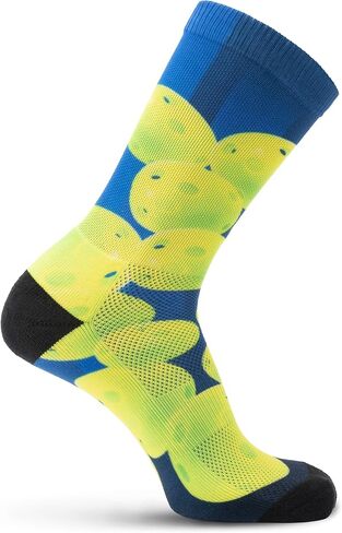 TribeStores Crew Pickleball Socks - Poly Nylon Sweat-Resistant Men's Athletic Socks for Pickleball, Tennis, Running, Workout in Saudi Arabia