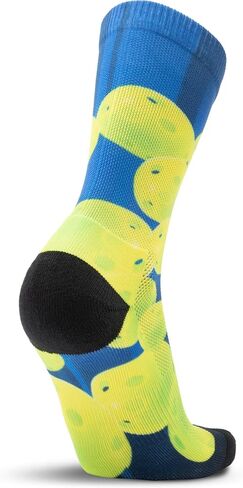 TribeStores Crew Pickleball Socks - Poly Nylon Sweat-Resistant Men's Athletic Socks for Pickleball, Tennis, Running, Workout in Saudi Arabia