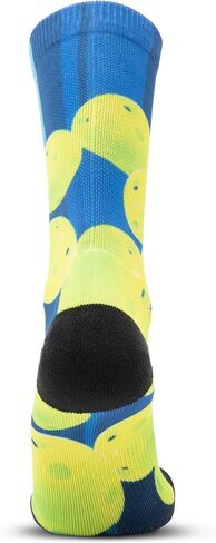 TribeStores Crew Pickleball Socks - Poly Nylon Sweat-Resistant Men's Athletic Socks for Pickleball, Tennis, Running, Workout in Saudi Arabia