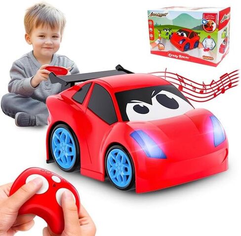 Toys for 3 Year Old Boys Ages 2-4 Remote Control Car for Toddlers 1-3 Boys 4-7 with Lights and Sounds RC Car for Boys and Girls Ideal Boys & Girls Birthday Gift in Saudi Arabia