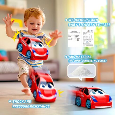 Toys for 3 Year Old Boys Ages 2-4 Remote Control Car for Toddlers 1-3 Boys 4-7 with Lights and Sounds RC Car for Boys and Girls Ideal Boys & Girls Birthday Gift in Saudi Arabia