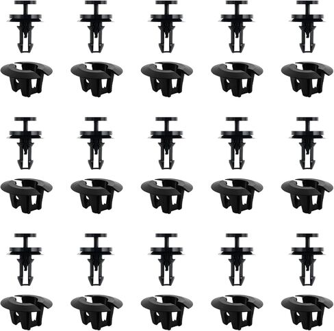 15 Sets Front Bumper Clips Replacement,Bumper Retainer Clips Set with Grommets OEM#15733971 15733970,Engine Splash Shield Push Pins Compatible with Chevy GMC Cadillac Oldsmobile in Kuwait