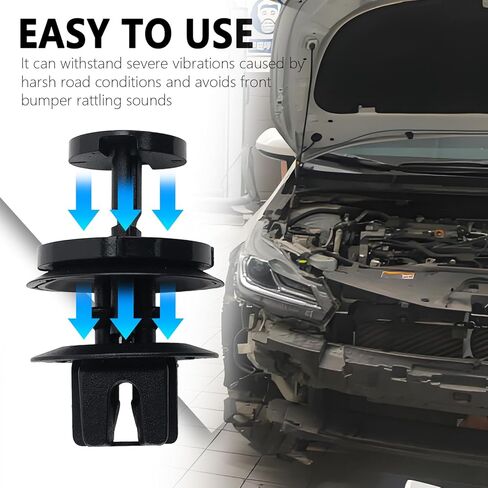 15 Sets Front Bumper Clips Replacement,Bumper Retainer Clips Set with Grommets OEM#15733971 15733970,Engine Splash Shield Push Pins Compatible with Chevy GMC Cadillac Oldsmobile in Kuwait