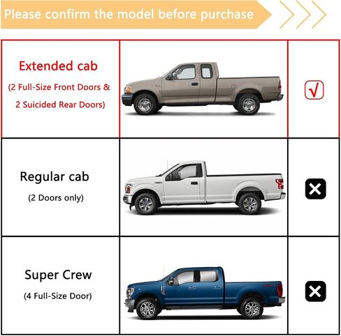Rear Door Upper & Lower Latch Cables, Compatible with F-150 F-250 Left & Right Back Door Upper & Lower Latch Cables Repair Kit 32.2 Inch & 23.5 Inch in Saudi Arabia