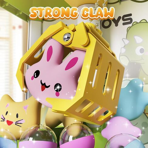 Dinosaur Claw Machines for Kids,Electronic Arcade Game Vending Machine Toys with 34 Dinosaur Toys & Sound,Candy Dispenser Machine, Thanksgiving for Girls Boys in Saudi Arabia