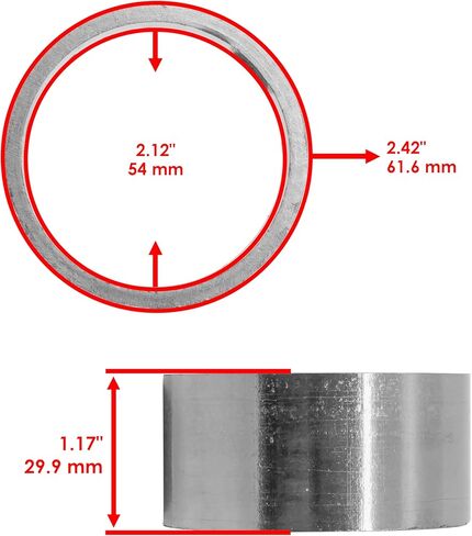 Caltric Muffler Gaskets Set Compatible with Kawasaki Ninja ZX-6R ZX636 ZX6R KRT 2016 2017 2018 2019 in Saudi Arabia