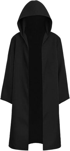Kids Knight Robe Hooded Cloak, Halloween Costume for Boys Girls Cosplay, Ranger Wizard Elven Hooded Cape Robe, 3-14 Years in Saudi Arabia