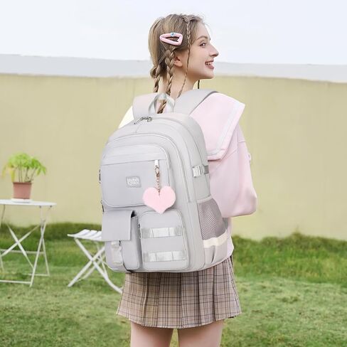 3pcs حقيبة ظهر للطلاب للمدرسة الكلية الوسط في سن المراهقة الفتيات في سن المراهقة Bookbag BASTOP BAS BLAID Black in Kuwait