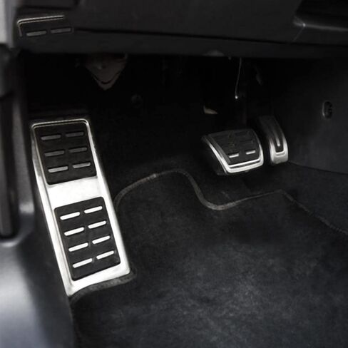 تناسب فولكس واجن VW Jetta MK7 2019-2023 ، غطاء فرامل الغاز ، MT متين من الفولاذ المقاوم للصدأ على منصات دواسة غاز الفرامل in Saudi Arabia