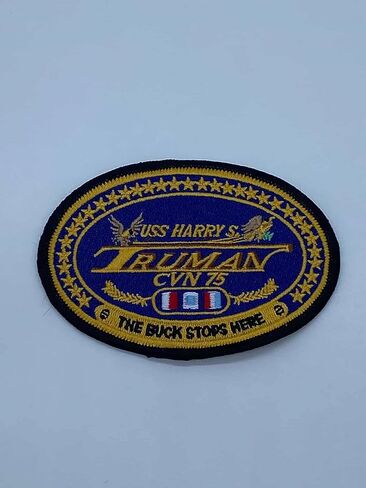 USS Harry S Truman CVN-75 Patch – with Hook and Loop in Saudi Arabia