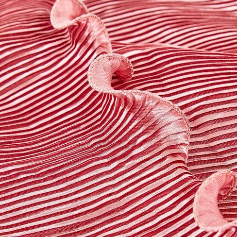 Tache Satin Silky Shuilding Rose Pink Princess Dreams Dreams Streed Rod Pocket Curtain Topper 18x52 Valance in Kuwait