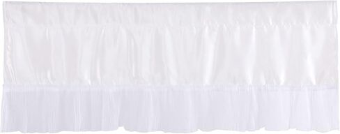 Tache Satin Silky Shuilding Rose Pink Princess Dreams Dreams Streed Rod Pocket Curtain Topper 18x52 Valance in Kuwait