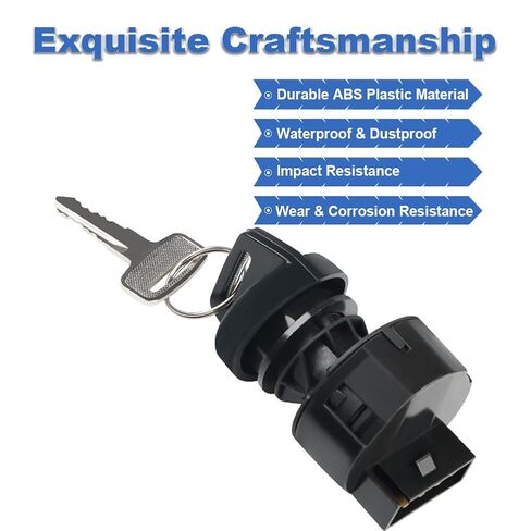 Ignition Switch,Ignition Starter Switch,with Key Compatible with New Holland Boomer T&TC Series Tractors TC33D TC45A TC40A 3045 2035 3040 2030 3050 Replacement for 86405634 87577812 86400226 86405635 in Saudi Arabia