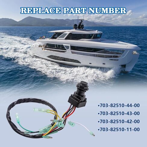 703-82510-11-00 Ignition Key Switch for Yamaha Outboard Motors, Replace #703-82510-42-00 703-82510-43-00 703-82510-44-00. Main Key Remote Control Box Ignition in Saudi Arabia