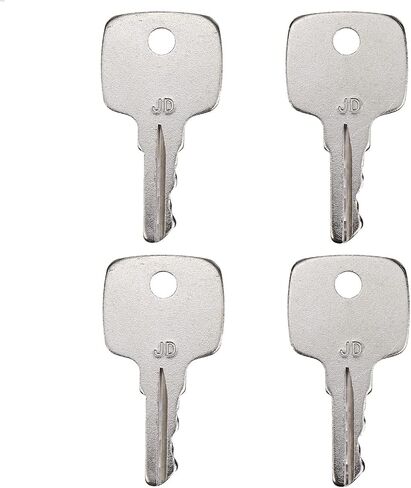 4PCS Ignition Key AR51481 AT195302 AT145929 R45361 Compatible with John Deere Heavy Equipment & Tractors 322 332 655 755 830 4200 4500 4700 5200 5210 5320 5310 5400 5500 in Saudi Arabia