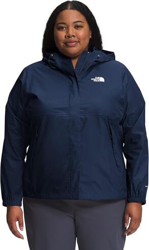 سترة نسائية من THE NORTH FACE Antora Plus باللون الرمادي الداكن الجديد 3X in Saudi Arabia