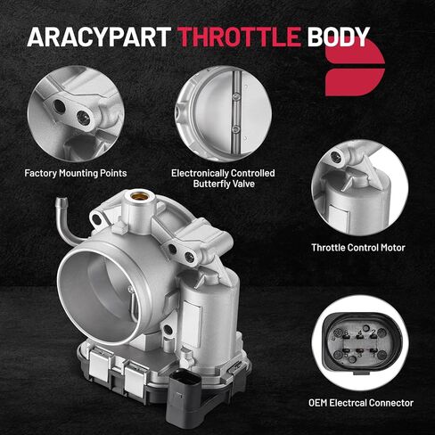 BDFHYK Electronic Throttle Body متوافق مع 2007-2015 Mini Cooper 2011-2016 Countryman 2013-2016 Paceman يحل محل TB1120 S20080 V20-81-0019 40624-1148090 V20810019 40624148090 A2C59513208 in Saudi Arabia