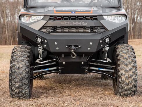 SuperATV Front Inner Fender Guards for Polaris Ranger XP 1000 / Crew (See Fitment) | Bolts Directly to Frame | 5X Stronger than Factory Firewall | Aluminum Plating | 1 Pair | Black in Saudi Arabia
