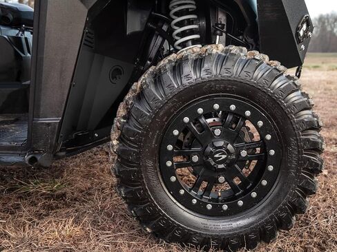SuperATV Front Inner Fender Guards for Polaris Ranger XP 1000 / Crew (See Fitment) | Bolts Directly to Frame | 5X Stronger than Factory Firewall | Aluminum Plating | 1 Pair | Black in Saudi Arabia
