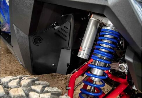 SuperATV Inner Fender Guards for 2020-2024 Polaris RZR Pro XP | طلاء مسحوق أسود مقاوم للأشعة فوق البنفسجية | مصنوعة من طلاء الألمنيوم الشاق | البراغي مباشرة إلى الإطار | صنعت الولايات المتحدة الأمريكية in Saudi Arabia