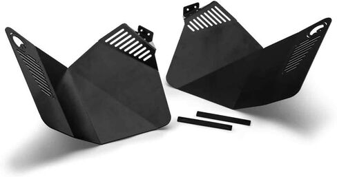 Superatv Inner Fender Guards لعام 2017-2019 Can-Am Defender HD 5/8 / 10 | متوافق مع جميع arms | طلاء مسحوق أسود مقاوم للأشعة فوق البنفسجية | مصنوع من طلاء الألومنيوم 1/8 " in Saudi Arabia