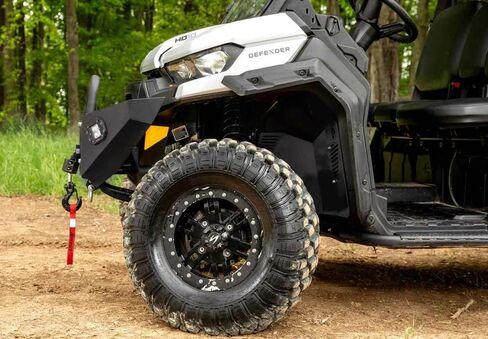 Superatv Inner Fender Guards لعام 2017-2019 Can-Am Defender HD 5/8 / 10 | متوافق مع جميع arms | طلاء مسحوق أسود مقاوم للأشعة فوق البنفسجية | مصنوع من طلاء الألومنيوم 1/8 " in Saudi Arabia