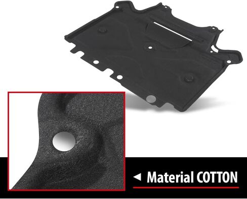 Rear Lower Under Engine Splash Shield Guard Cover, Fit Audi A4 Allroad Q5 S4 SQ5 2013 2014 2015 2016 2017, 8K1863822S, 8K2863822M in Kuwait