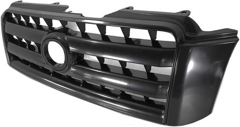 مجموعة Evan-Fischer Grille متوافقة مع 2004-2007 Toyota Highlander ABS قشرة أسود مطلية بالبلاستي in Saudi Arabia