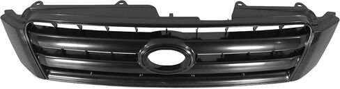 مجموعة Evan-Fischer Grille متوافقة مع 2004-2007 Toyota Highlander ABS قشرة أسود مطلية بالبلاستي in Saudi Arabia