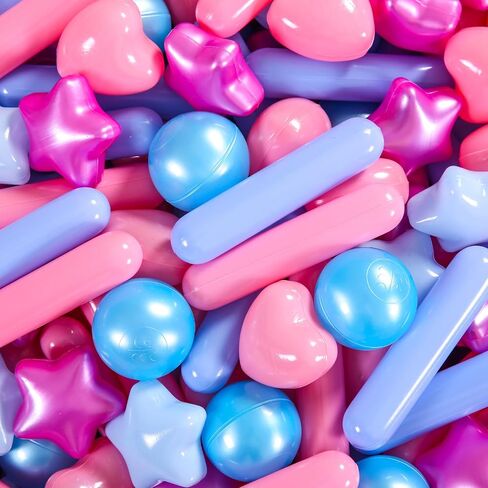 STARBOLO Ball Pit Balls for Baby and Toddler, 150pcs Phthalate Free BPA Free Crush Proof Plastic - Macaron Ocean Balls Pit Balls Play Toys for Kids Ball Pit, Pool,Play Tent,Party, st-txay-macgld150 in Kuwait