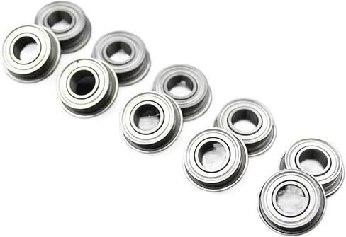 10pcs F682 F683 F684 F685 F686 F687 F688 F689 ZZ 2Z Miniature Flanged 682 683 684 685 686 687 689 Bearing Ball Bearings(F685ZZ 5x11x5mm) in Saudi Arabia