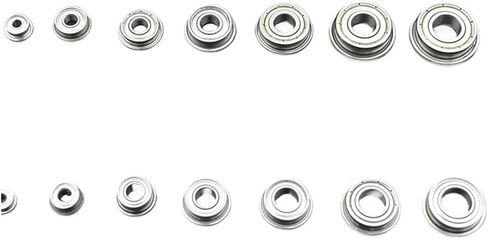 10pcs F682 F683 F684 F685 F686 F687 F688 F689 ZZ 2Z Miniature Flanged 682 683 684 685 686 687 689 Bearing Ball Bearings(F685ZZ 5x11x5mm) in Saudi Arabia