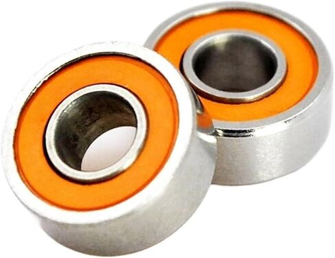 10pcs هجينة السيراميك تحمل الصب المقاوم للصدأ بكرات الغزل 4x10x4mm 5x8x2.5 6x12x4 8x12x3.5 مم محامل الكرة الصغيرة (SMR85 5x8x2.5mm) in Saudi Arabia